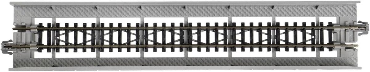KATO 20 - 452 N Scale Unitrack 186mm (7 - 5/16") Single - Track Plate Girder Bridge - Grey - Oakville Model Trains Depot