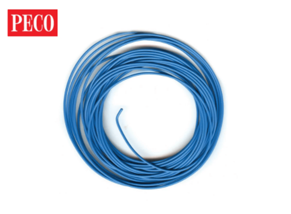 PECO PL - 38B Blue Connecting Wire All Scale 3 Amp 16 - Std - Oakville Model Trains Depot
