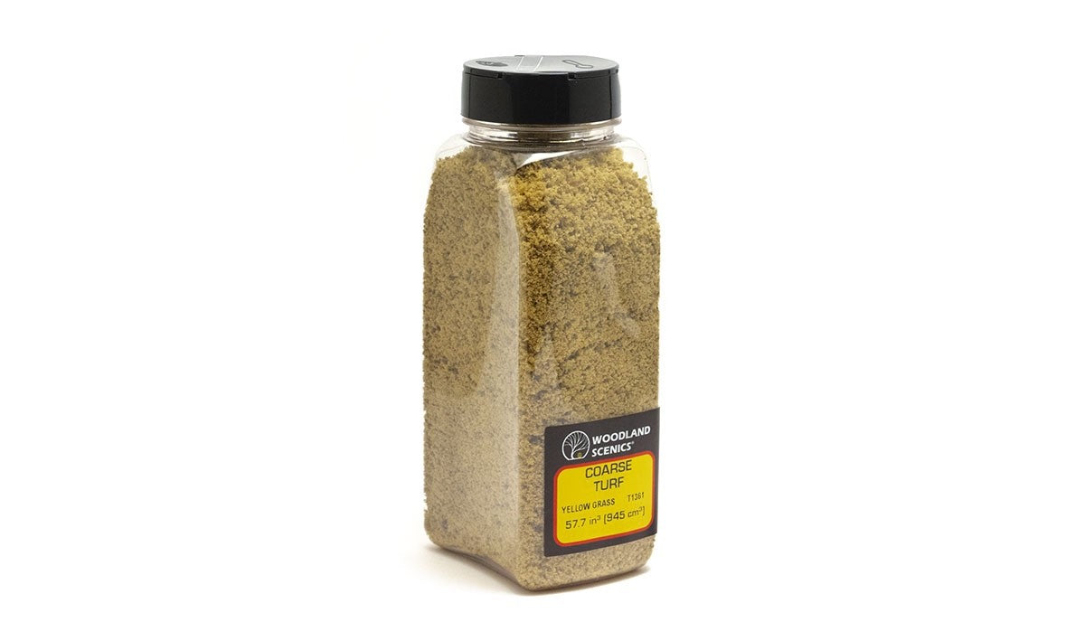 Woodland Scenics T1361 Coarse Turf Yellow Grass Shaker