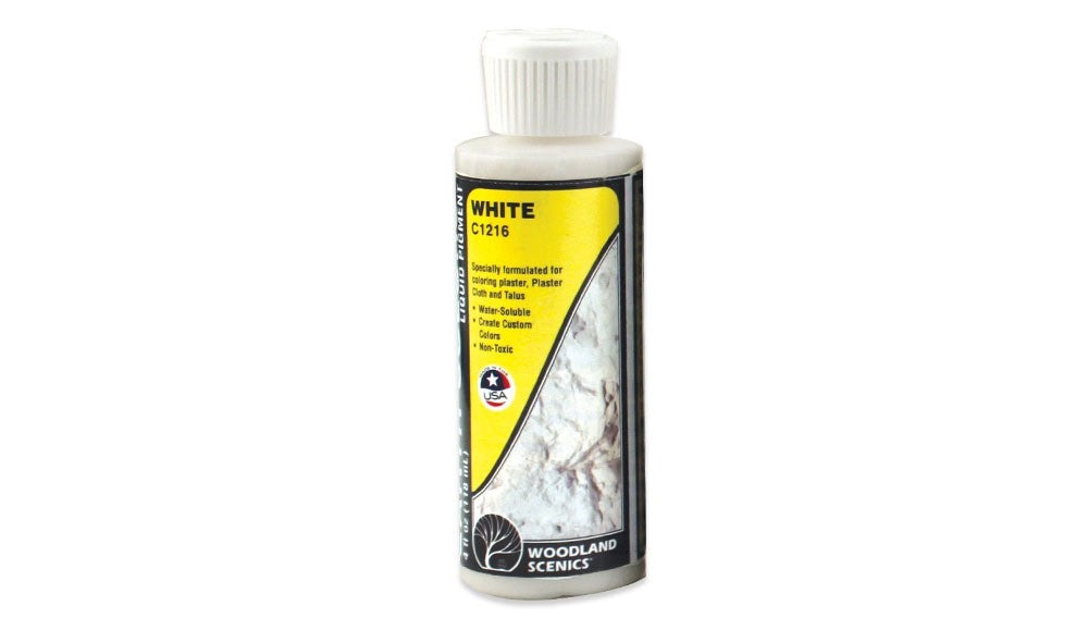 Woodland Scenics 1216 Earth Colors™ White Liquid Pigment 4 fl oz / 118 mL