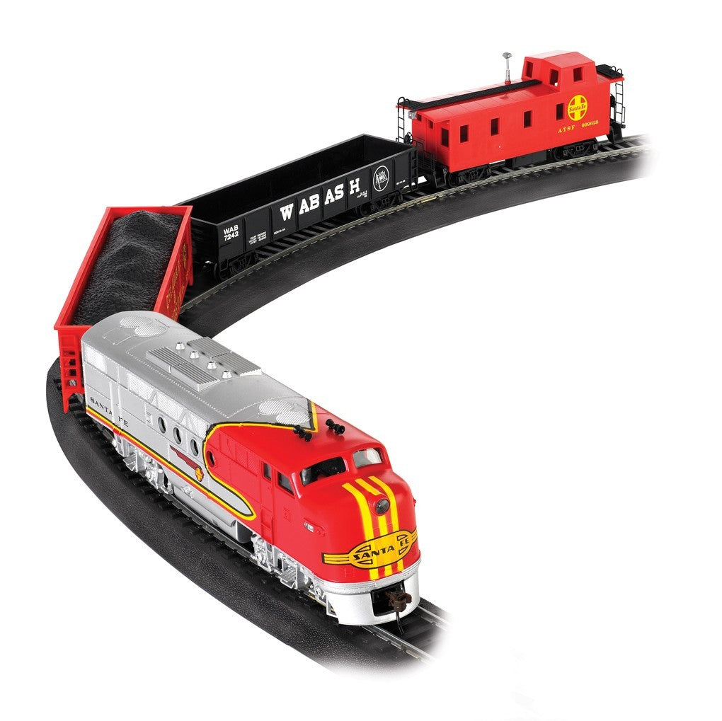 Bachmann 647 HO Scale Santa Fe Flyer Train Set - New