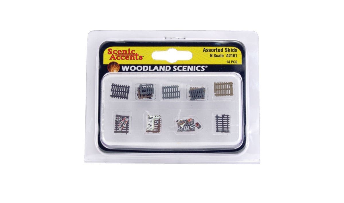 Woodland Scenics A2161 N Scale Assorted Skids - Oakville Model Trains Depot