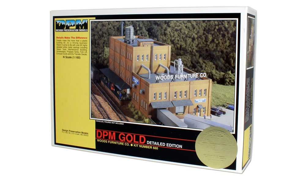 Woodland Scenics DPM 66000 N Scale Woods Furniture Co Building Kit