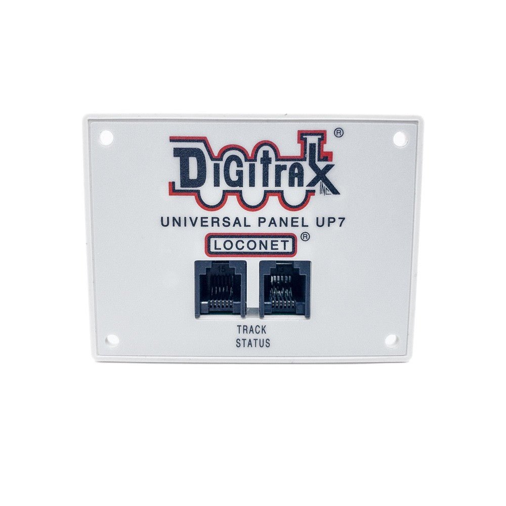 Digitrax UP7 LocoNet Universal Panel - 2 Throttle Jacks + 3 Pass - Through (Replaces UP5) - Oakville Model Trains Depot