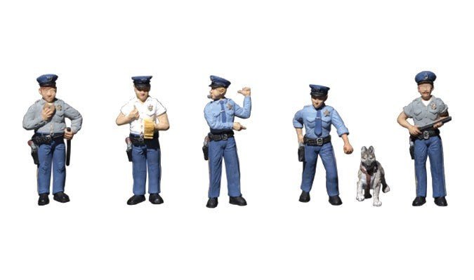 Woodland Scenics A1822 HO Scale Policemen - Oakville Model Trains Depot