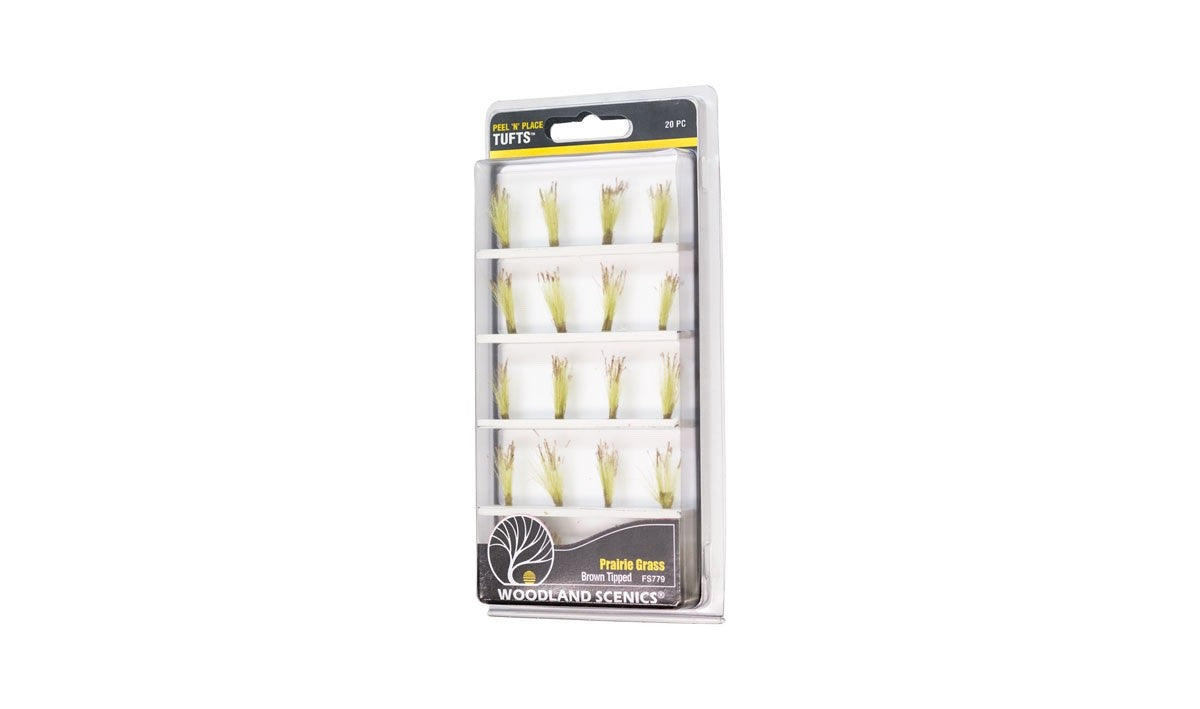 Woodland Scenics FS779 Brown Tipped Prairie Grass - 20pcs