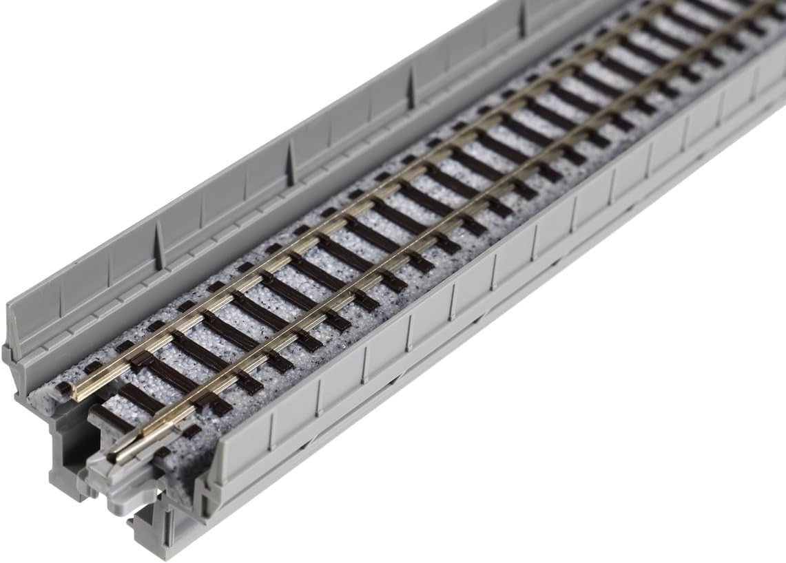 KATO 20 - 410 N Scale Unitrack 186mm (7 - 5/16") Single - Track Straight Viaduct - 2 - Pack - Oakville Model Trains Depot