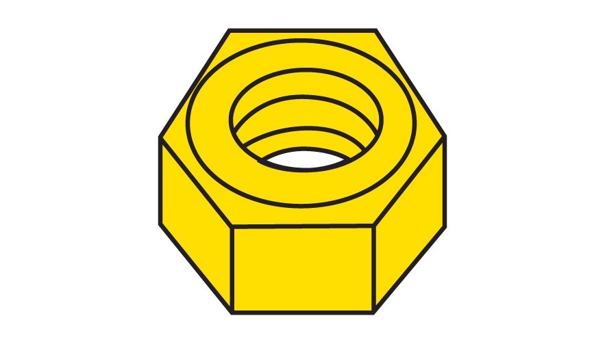 Woodland Scenics H884 Hex Nuts 2-56 - 5pcs