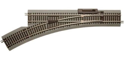 Atlas 482 HO Scale True - Track Code 83 22" Radius Left Hand Manual Snap - Switch Turnout - Oakville Model Trains Depot