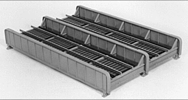 Micro Engineering 75-521 HO Scale 50" Double Track Through Girder Bridge Kit