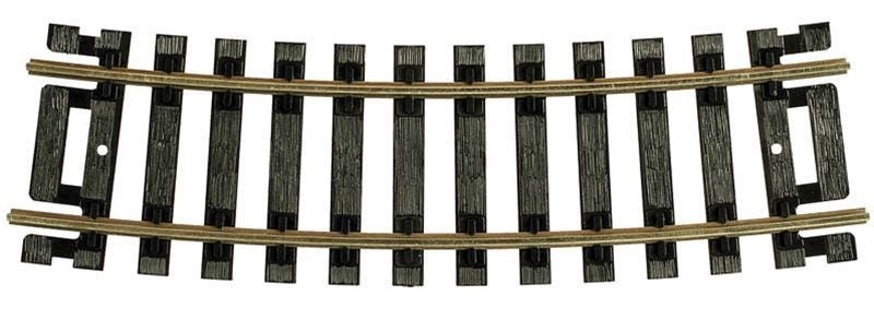 Atlas 832 HO Scale Code 100 15" Radius Curved Snap - Track Half Section - 4 - Pack - Oakville Model Trains Depot