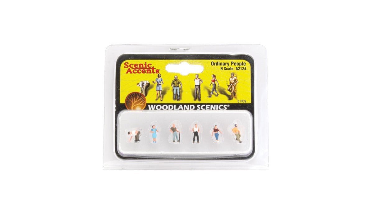 Woodland Scenics A2124 N Scale Ordinary People - Oakville Model Trains Depot