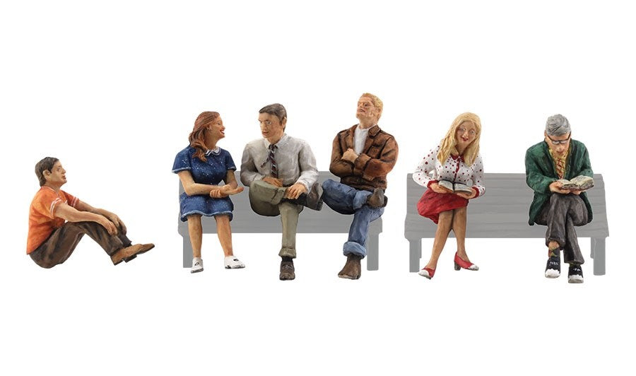 Woodland Scenics A1829 HO Scale People Sitting