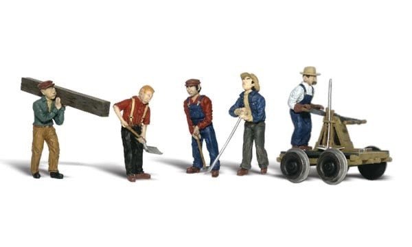 Woodland Scenics A1898 HO Scale Rail Workers - Oakville Model Trains Depot