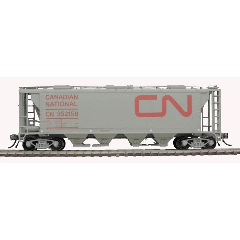 Atlas 20007158 HO Scale Slab Side Covered Hopper Canadian National CN #352158