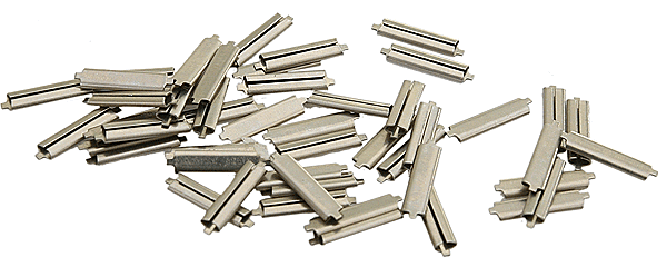 Micro Engineering 26-083 HO Scale Code 83 Nickel Silver Rail Joiners - 50pcs