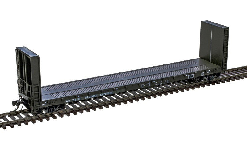 Atlas 20007088 Master HO Scale 51ft 6in Bulkhead Flatcar Algoma Central #2412
