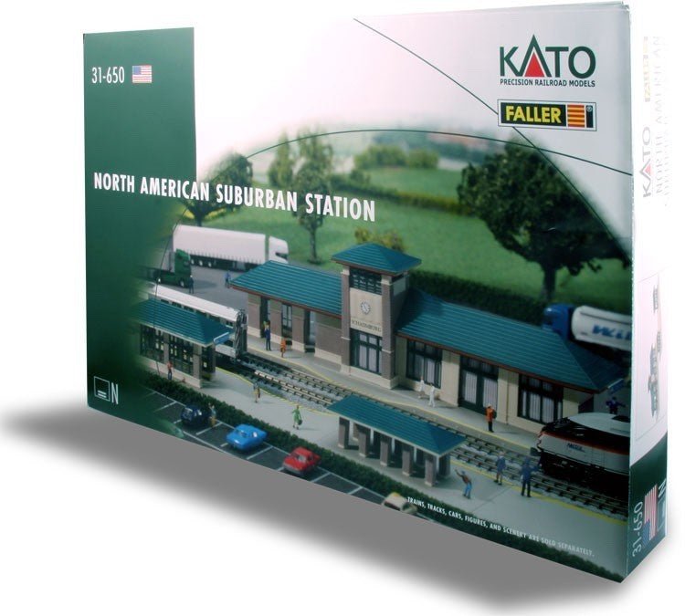 KATO 31 - 650 N Scale North American Suburban Station Building Kit - Oakville Model Trains Depot