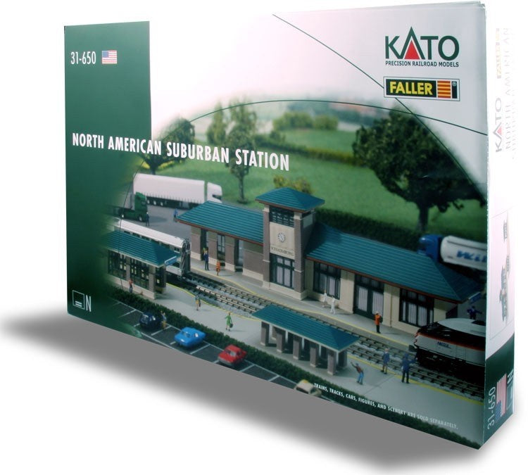 Kato 31-650 N Scale North American Suburban Station Kit - New