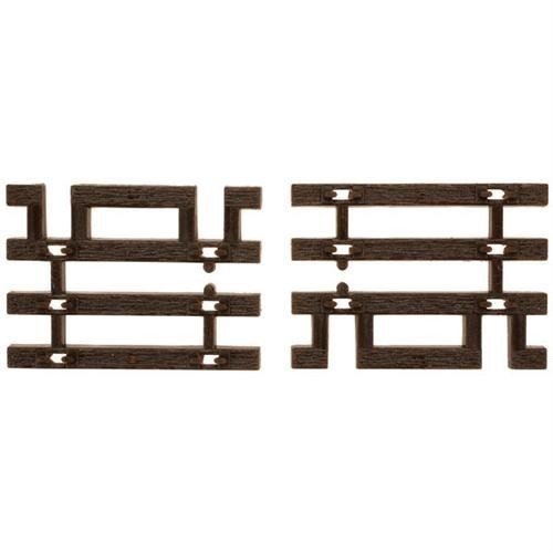 Atlas 598 HO Scale Code 83 Wood End Tie Sections - 12pcs - Oakville Model Trains Depot