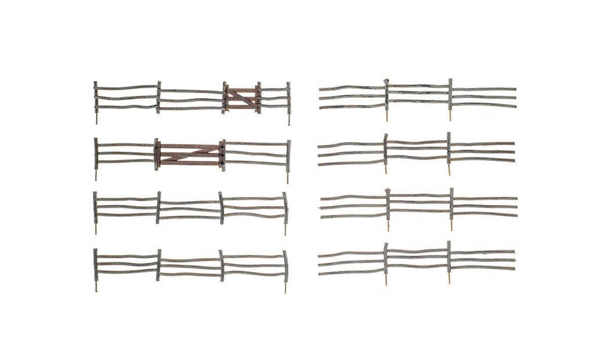 Woodland Scenics A2981 HO Scale Log Fence - Oakville Model Trains Depot