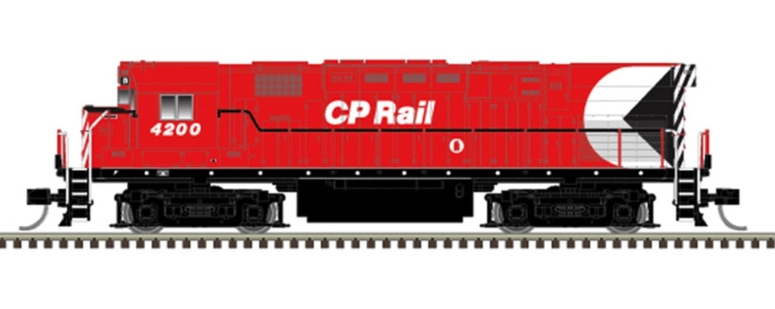 Atlas 40006097 N Scale Alco C424 Low Nose Canadian Pacific CP #4200 - DC