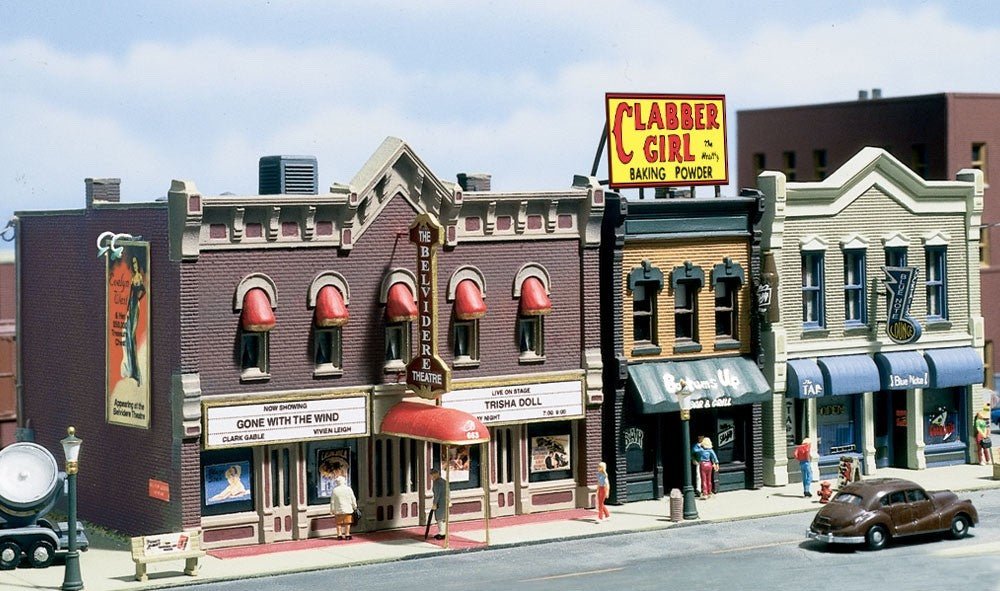 DPM 66300 N Scale Night Life Building Kit (Combined MBS Nightclub / Theatre) - Oakville Model Trains Depot