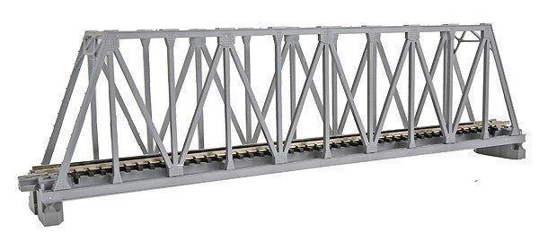 KATO 20 - 433 N Scale Unitrack 248mm (9 - 3/4") Single - Track Truss Bridge - Silver - Oakville Model Trains Depot