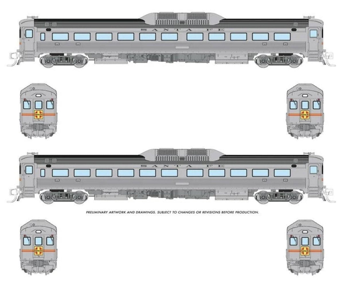 Rapido 516002 N Scale Budd RDC - 1 Phase 1 — Santa Fe (ATSF) (Standard DC) - Oakville Model Trains Depot