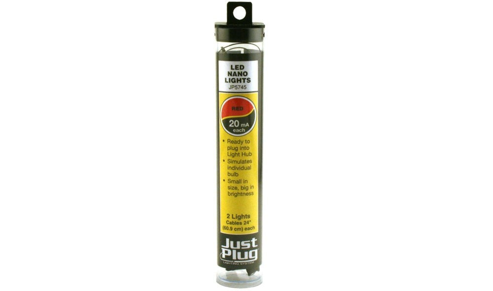 Woodland Scenics JP5745 Just Plug Red LED Nano Lights