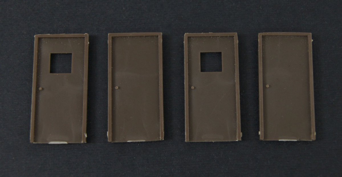 Micro Engineering 80 - 162 HO Scale Warehouse Personnel Doors - 4 pcs - Oakville Model Trains Depot