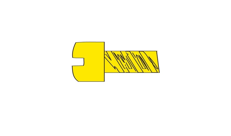 Woodland Scenics H821 Fillister Head Screw 00-90 1/8 - 5pcs