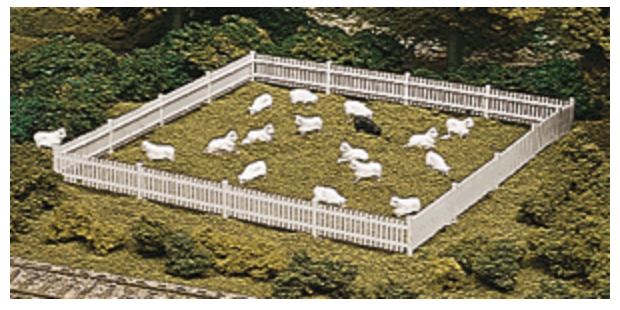Atlas 776 HO Scale Picket Fence & Gate Kit - New