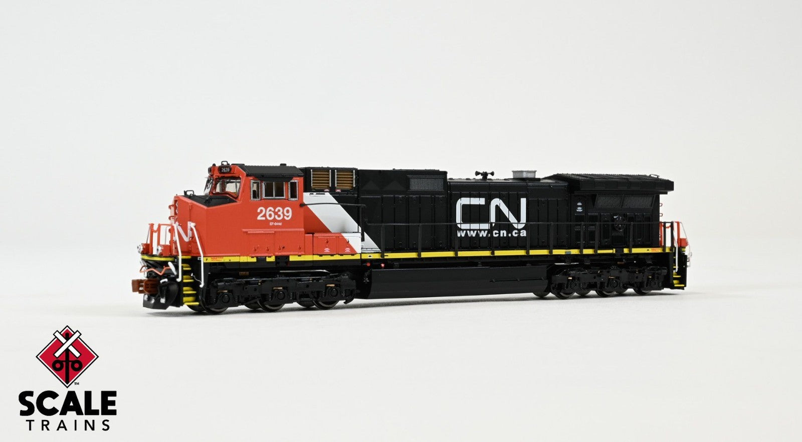 SCALETRAINS Rivet Counter N Scale GE DASH 9, Canadian National/Website #2639 DC