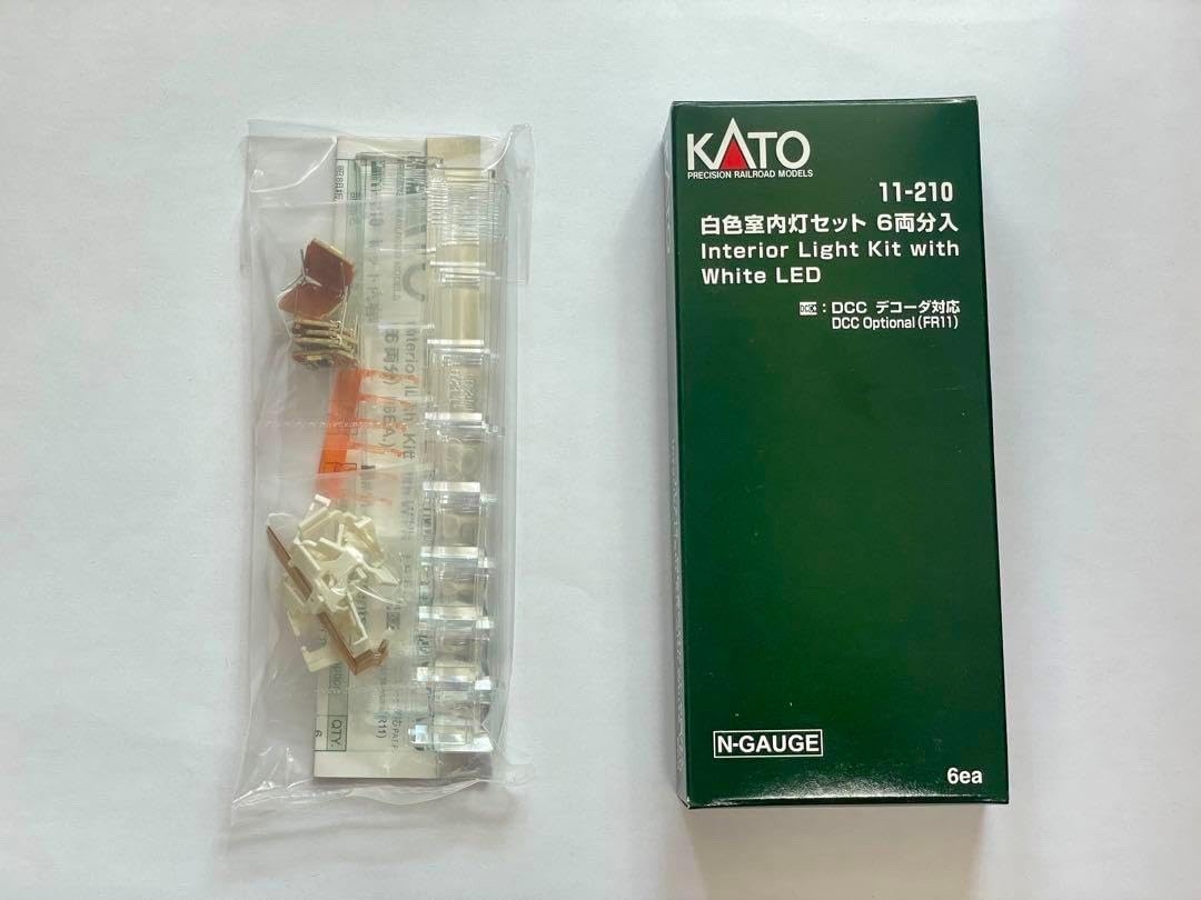 KATO 11-210 N Scale Passenger Car Interior Light Kit with White LED