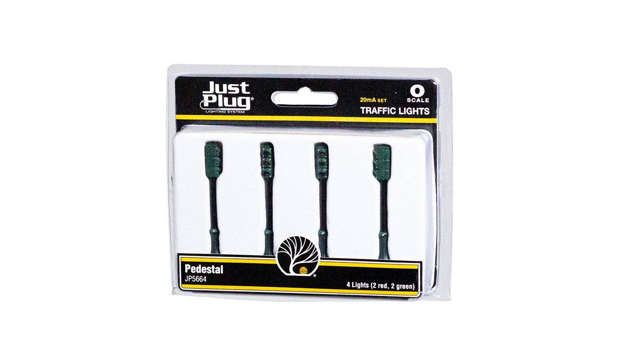 Woodland Scenics JP5664 O Scale Pedestal Traffic Lights