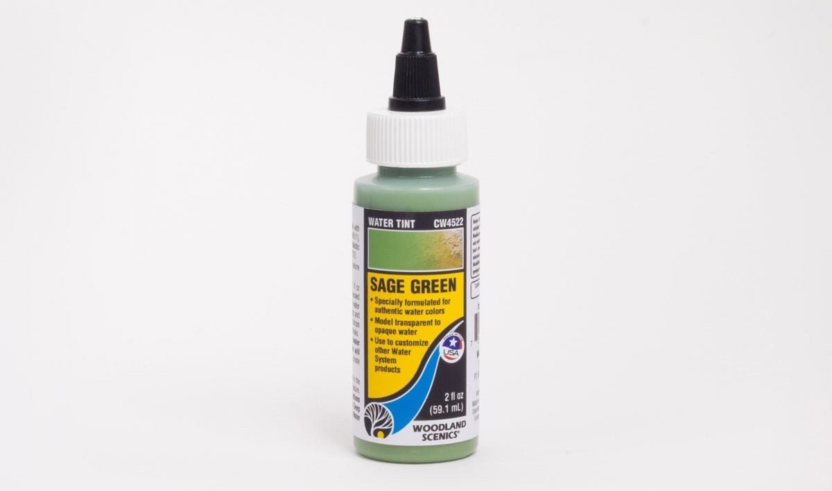 Woodland Scenics CW4522 Water Tint - Sage Green - Oakville Model Trains Depot