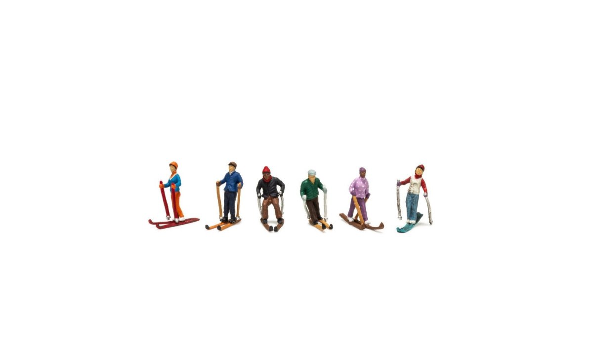Woodland Scenics A2222 N Scale Snow Skiers - Oakville Model Trains Depot