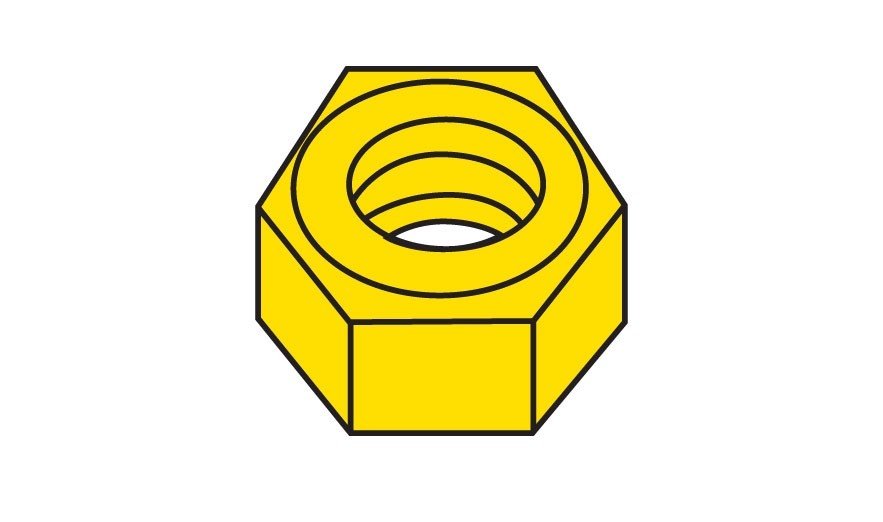 Woodland Scenics H883 Hex Nuts 1 - 72 - 5pcs - Oakville Model Trains Depot