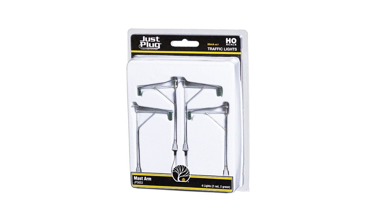 Woodland Scenics JP5653 HO Scale Mast Arm Traffic Lights