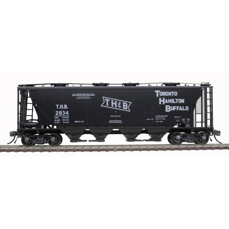 Atlas 20007168 HO Slab Side Covered Hopper Toronto, Hamilton & Buffalo TH&B#2834