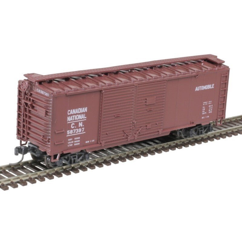 Atlas 50006192 N Scale Trainman 40' DD Box Car Canadian National CN 537937 - Oakville Model Trains Depot