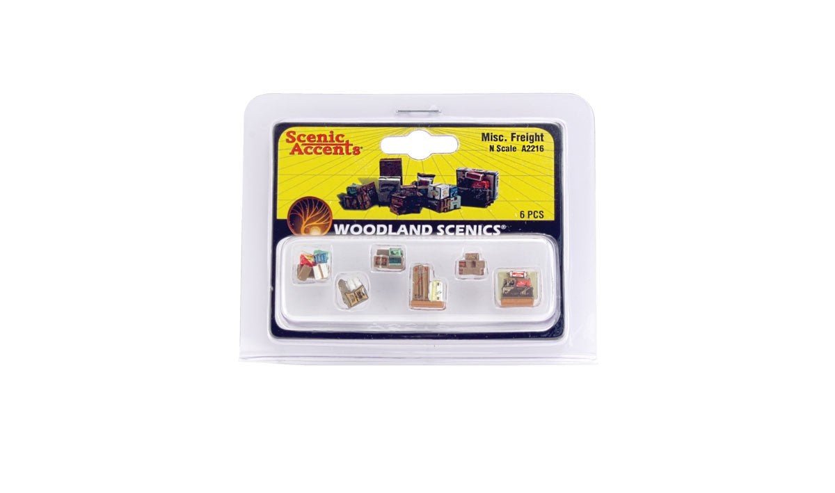 Woodland Scenics A2216 N Scale Miscellaneous Freight - Oakville Model Trains Depot