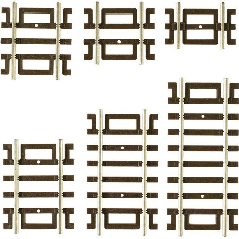 Atlas 524 HO Scale Code 83 Short Straight Track Assortment - 10pcs - Oakville Model Trains Depot