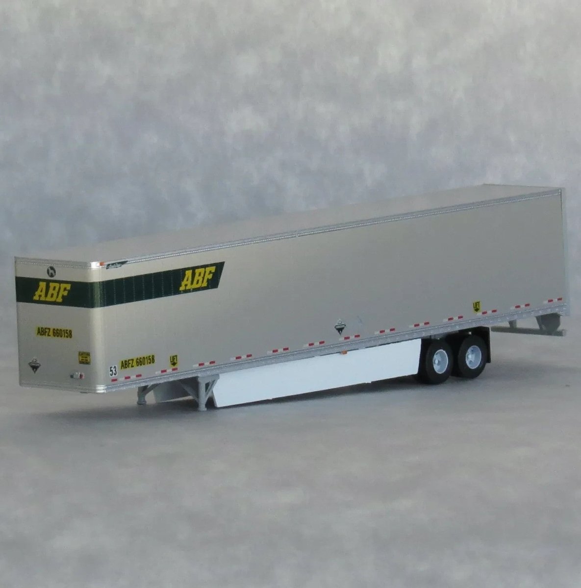 TrainWorx 45393 - 02 N Scale ABF Freight System 53' Highway Trailer 660158 - Oakville Model Trains Depot