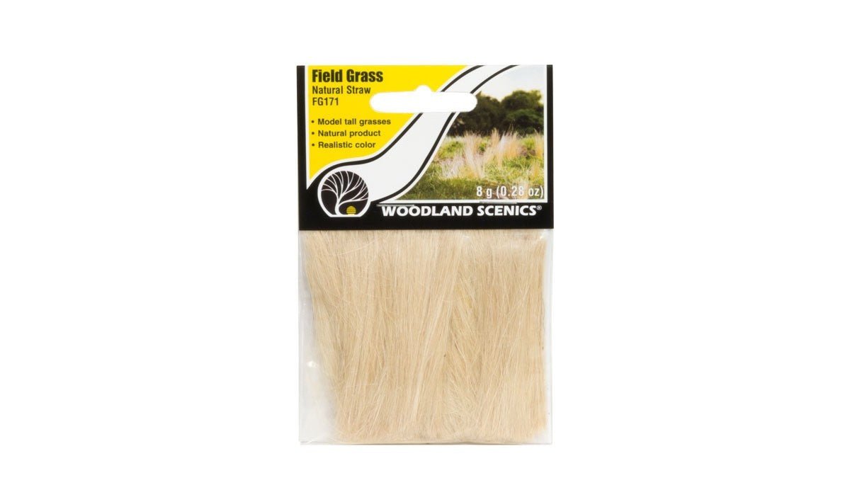 Woodland Scenics FG171 Field Grass Natural Straw - Oakville Model Trains Depot