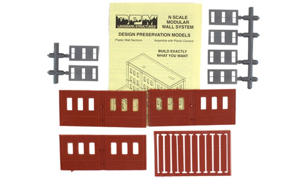 Woodland Scenics DPM 60102 N Scale Dock Level Windows Kit