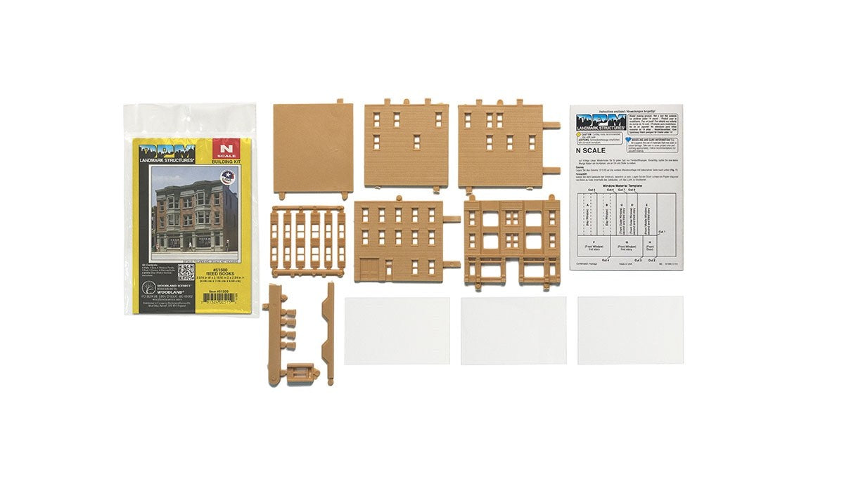 Woodland Scenics DPM 51500 N Scale Reed Books Building Kit