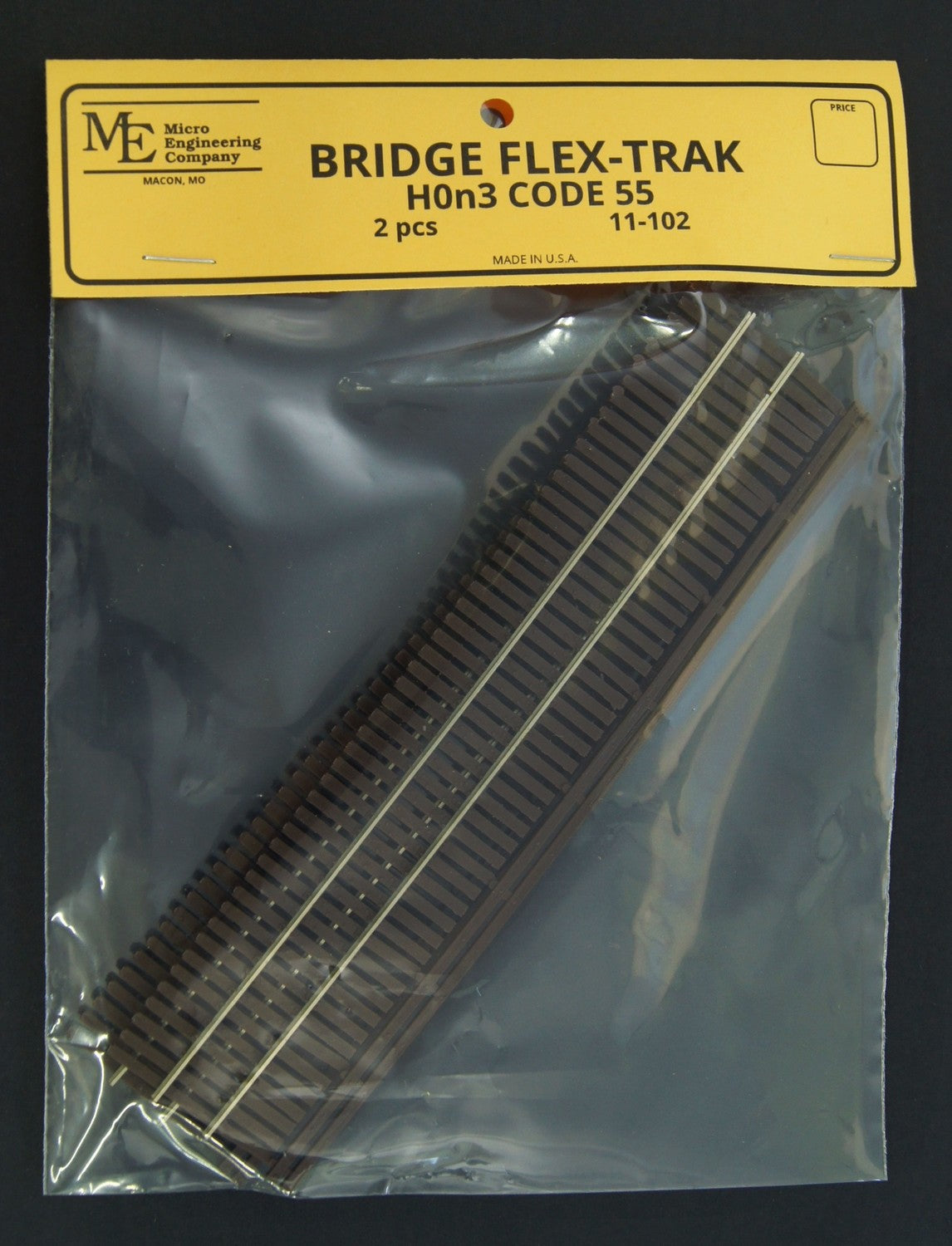 Micro Engineering 11-102 HOn3 Scale Code 55 Non-Weathered Bridge Flex-Track