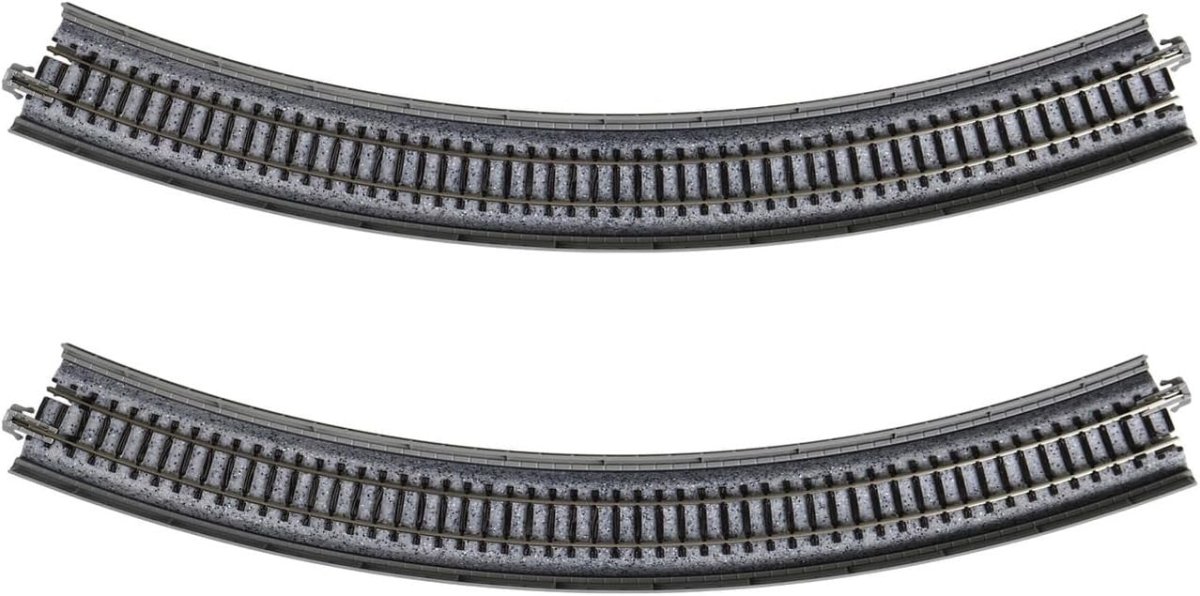 KATO 20 - 530 N Scale Unitrack R348mm (R13 - 3/4") 45° Curved Viaduct - 2 - Pack - Oakville Model Trains Depot